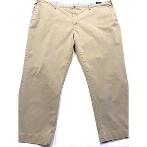Polo Ralph Lauren Chino Pants Men 52x30 Khaki Left Hand Twill Stretch Classic Fi